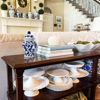 Lotus Chinoiserie Ginger Jar