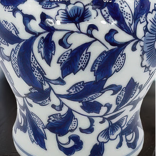 Lotus Chinoiserie Ginger Jar