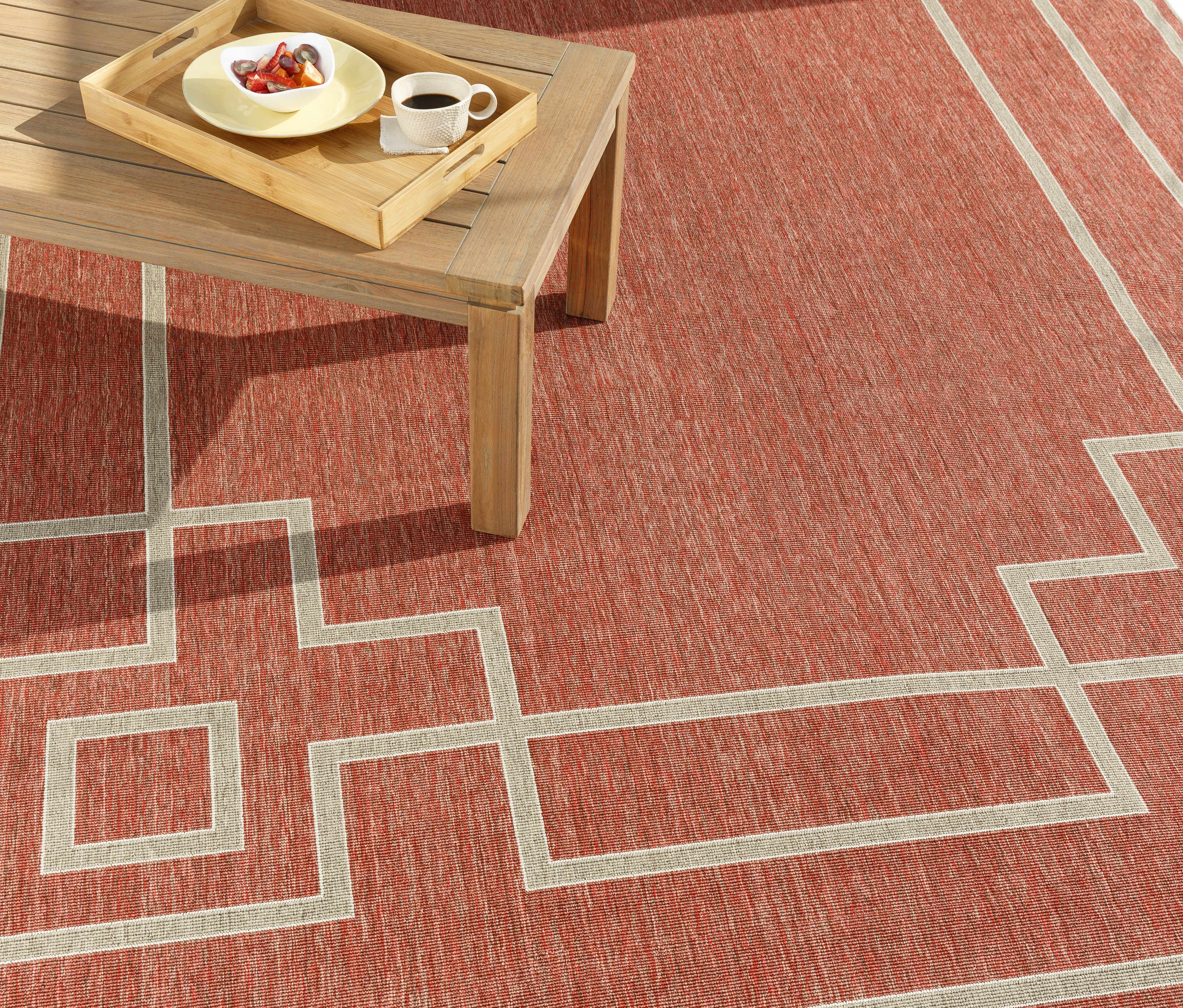 Red Outdoor Rug - Decor Steals