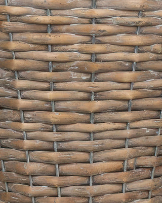 Woven Jug with Handle - Natural Wicker Vessel