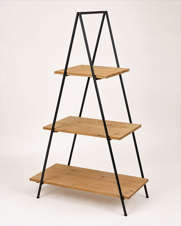 Three Tiered Ladder Tray - Vertical Serving Stand and Display Organizer