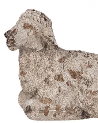 Distressed Ivory Lamb Decor, Set of 2 | Farmhouse Cottage Figurines