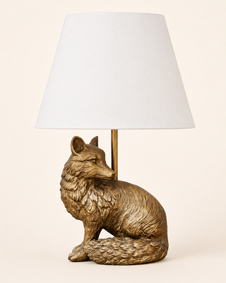 Animal Lamp, Choose Your Style, Dog Fox Peacock Rechargeable Table Lamp