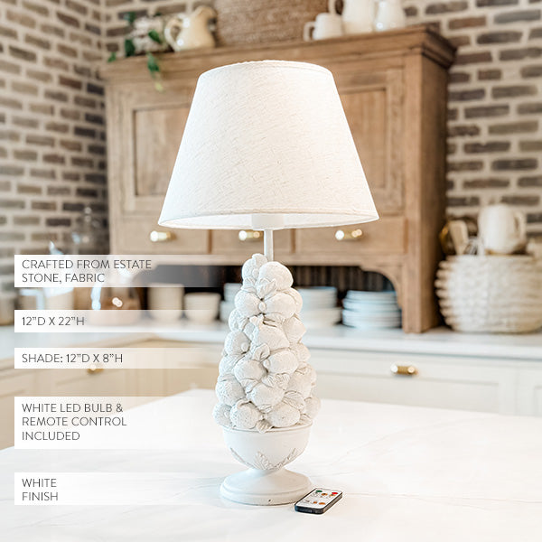 Vintage Inspired Fruit Bowl Cordless Lamp Decor Steals