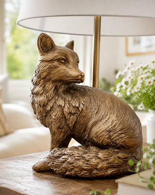 Animal Lamp, Choose Your Style, Dog Fox Peacock Rechargeable Table Lamp