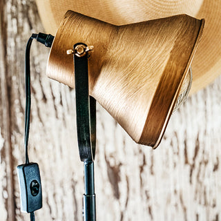 Industrial Metal Table Lamp with Adjustable Head