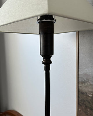 36 Inch Ivory Adjustable Table Lamp