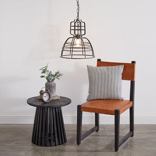 Vintage Wire Cage Pendant Light