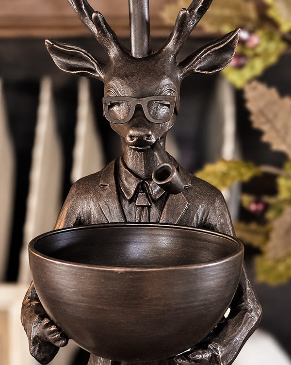 Vintage-Inspired Deer Couple Table Lamps | Little Light Keepers Collection