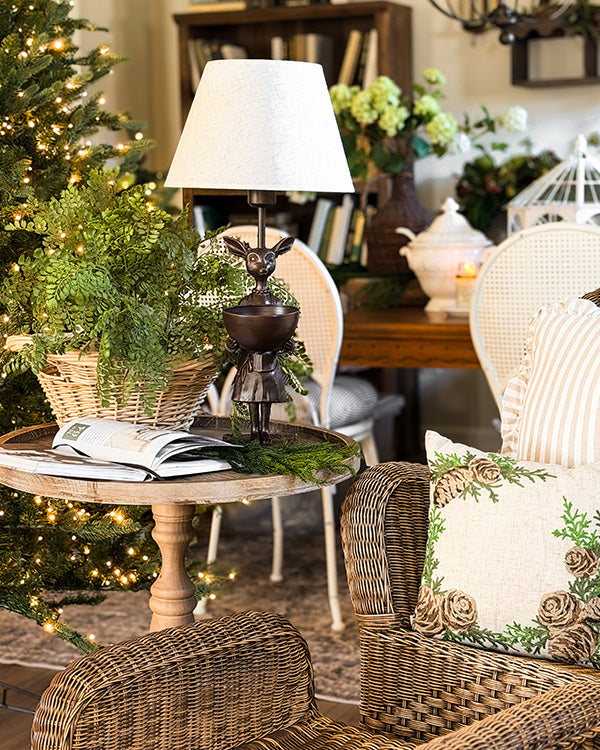 Vintage-Inspired Deer Couple Table Lamps | Little Light Keepers Collection