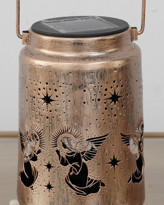 Heavenly Cutout Solar Lantern for Garden and Porch