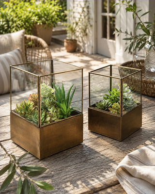 Courtyard Lanterns, Set of 2