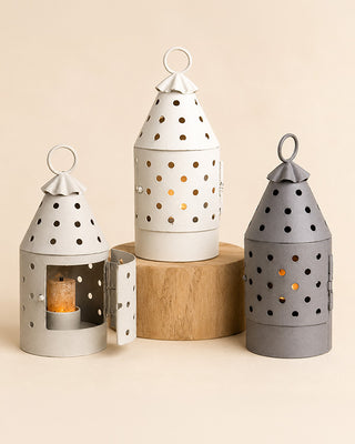 Farmhouse Colors Mini Railroad Lantern, Set of 3