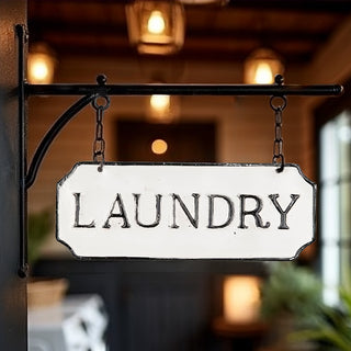 Laundry Hanging Sign