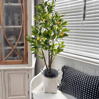Faux Lemon Tree