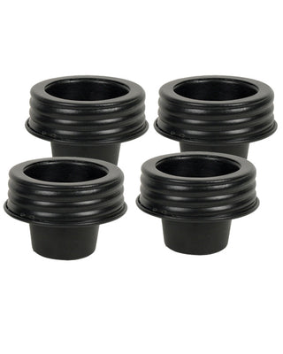 Black Mason Jar Lids, Set of 4