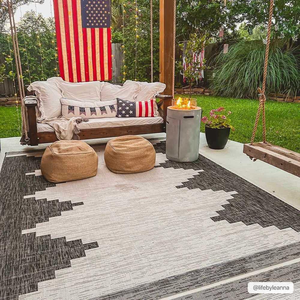 Contemporary Outdoor Rug - Decor Steals