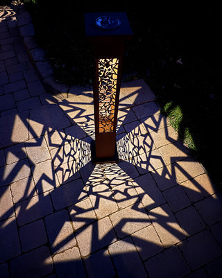 Interchange-a-glow Series: Star Cutout Light Pillars, Set of 2