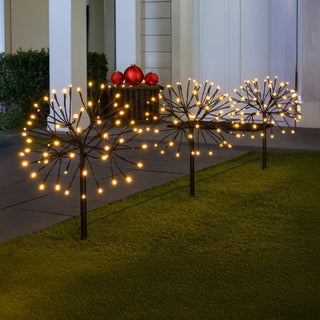 Starburst Pathway Lights, Set of 3