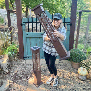 Interchange-a-glow Series: Trellis Light Pillars