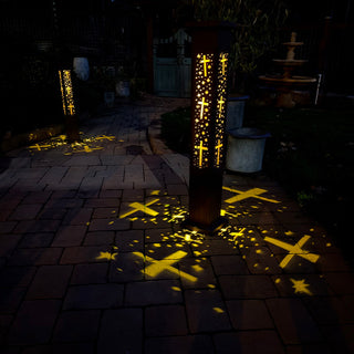 Interchange-a-glow Series: Cross & Stars Light Pillars