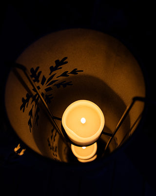 Let It Glow Metal Snowflake Candle Towers