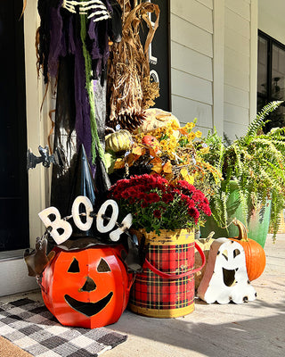 BOO-tiful Jack-o-Lantern Luminaire with Removable Hat