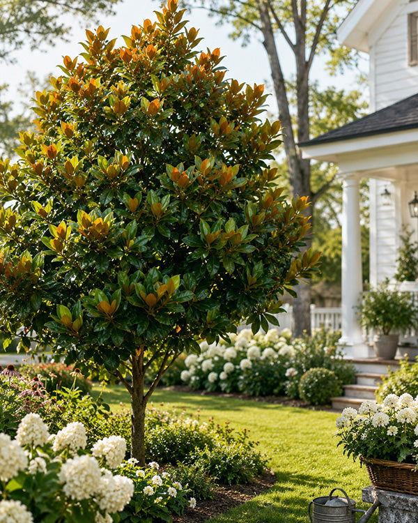 2 Gallon Magnolia Little Gem Live Plant Fragrant White Blooms