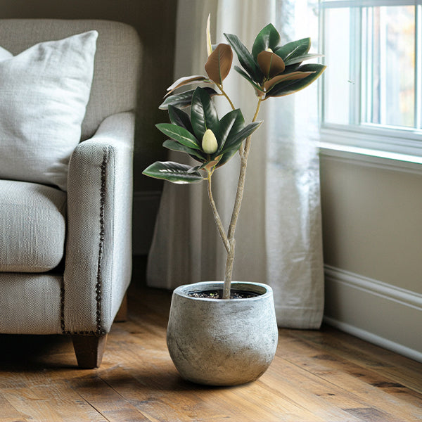 plant magnolia tree in pot 31 Inch Potted Faux Magnolia Tree