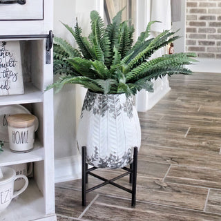 Chippy White Maya Planter Stand