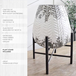 Chippy White Maya Planter Stand