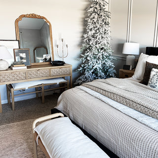 Antique Inspired Ornate Gold Mirror