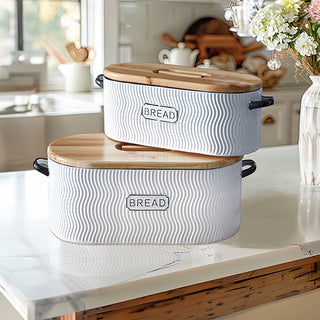 Modern Farmhouse Bread Box Decor Steals - Main Image