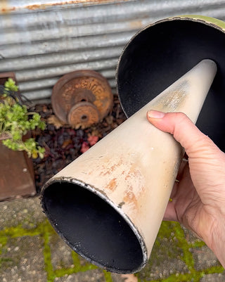 12 Inch Iron Handmade Mushroom Garden Decor, Set of 5