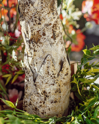 37 Inch Gigantic Distressed Metal Mushroom Yard Stakes, Set of 2