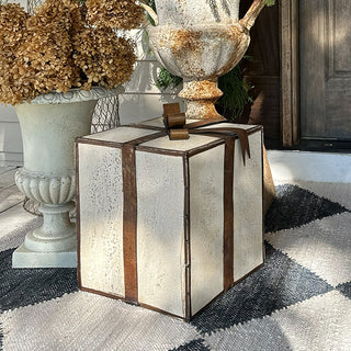 Nesting Metal Decorative Christmas Presents, Set of Three