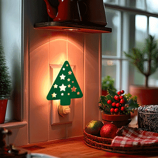 Festive Christmas Night Light, Choose Your Style
