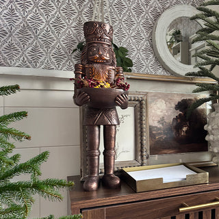 Bronze Nutcracker Serving Bowl | Brilliant Centerpiece Collection