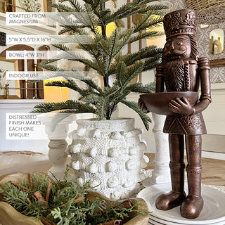 Bronze Nutcracker Serving Bowl | Brilliant Centerpiece Collection