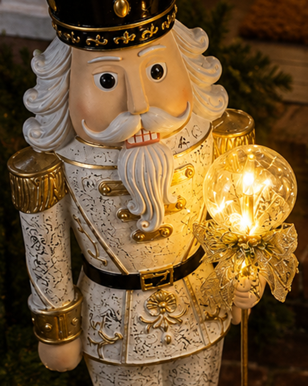 Standing Decorative Nutcracker with LED Light, Choose Your Style