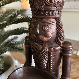 Bronze Nutcracker Serving Bowl | Brilliant Centerpiece Collection