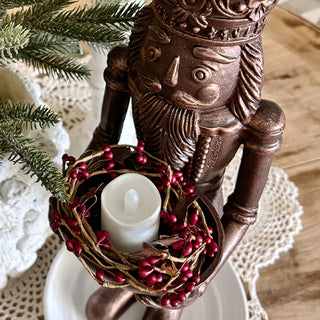 Bronze Nutcracker Serving Bowl | Brilliant Centerpiece Collection