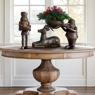 Bronze Nutcracker Serving Bowl | Brilliant Centerpiece Collection
