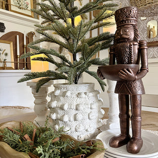 Bronze Nutcracker Serving Bowl | Brilliant Centerpiece Collection