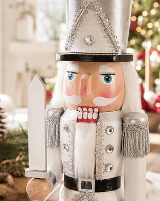 Artisan Glitz Wood Nutcracker Figures, Set of 3