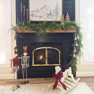 Tall Storybook Metal Nutcracker Duo | Holiday Showstopper Set of Two