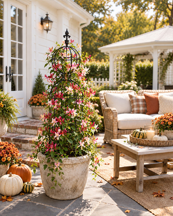 Vintage Inspired Metal Garden Obelisk