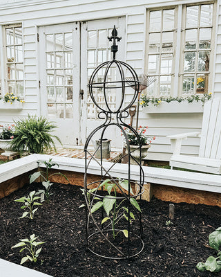 Iron garden obelisk 