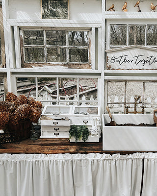 Vintage-Inspired Apothecary Cabinet with Lift-Top Storage