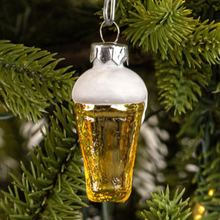 Hand-Painted Glass Fast Food Christmas Ornaments, Set of Six